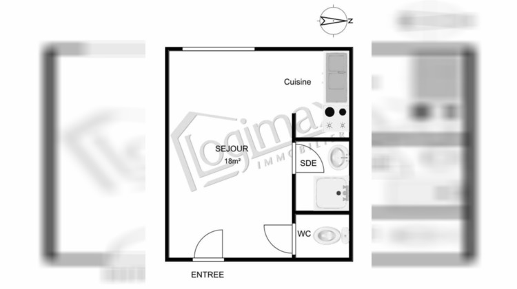 Ma-Cabane - Location Appartement LA ROCHELLE, 20 m²