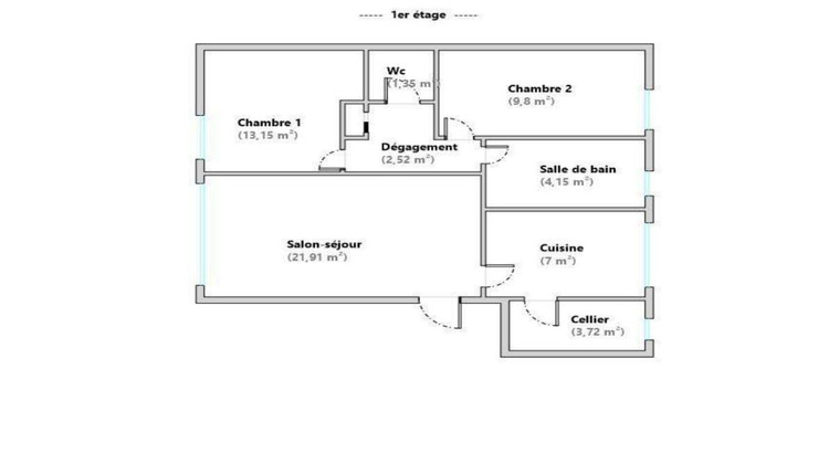 Ma-Cabane - Location Appartement Lagny-sur-Marne, 61 m²