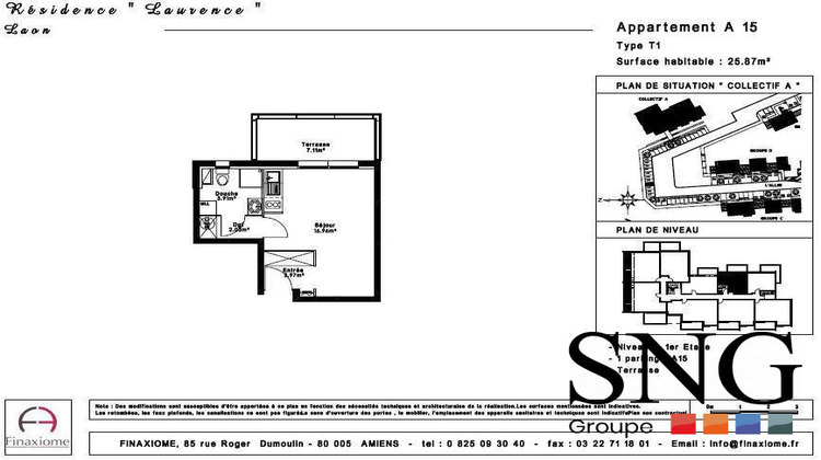 Ma-Cabane - Location Appartement Laon, 26 m²