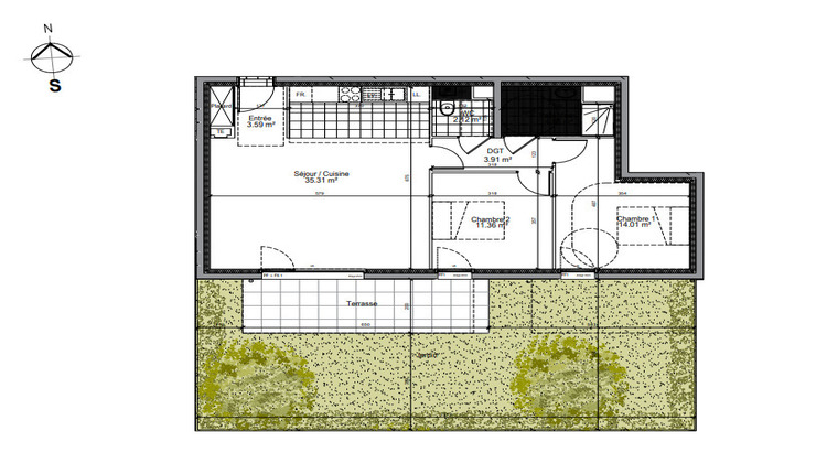 Ma-Cabane - Location Appartement LAXOU, 75 m²