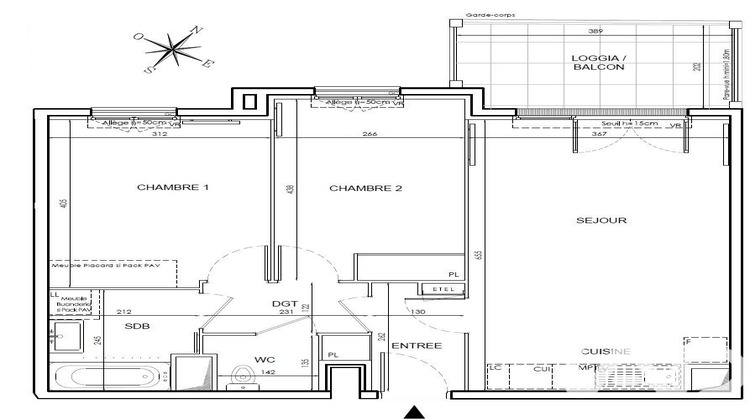 Ma-Cabane - Location Appartement Le Blanc-Mesnil, 61 m²