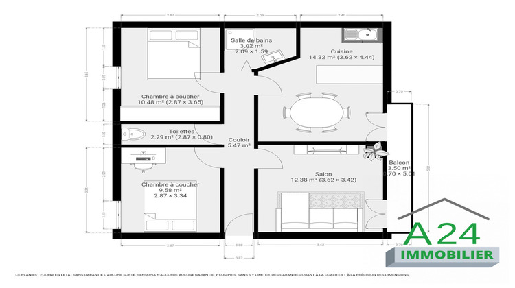 Ma-Cabane - Location Appartement Le Bugue, 60 m²