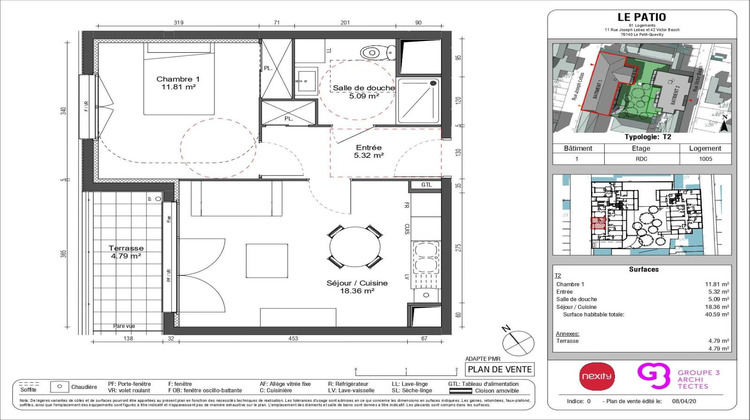 Ma-Cabane - Location Appartement LE PETIT-QUEVILLY, 40 m²