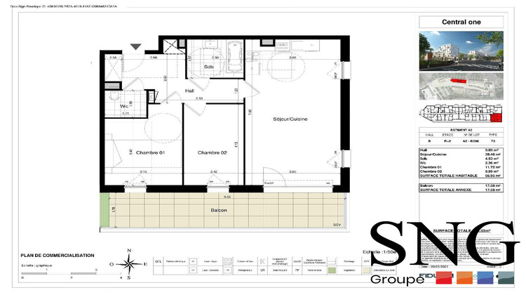 Ma-Cabane - Location Appartement Lens, 66 m²