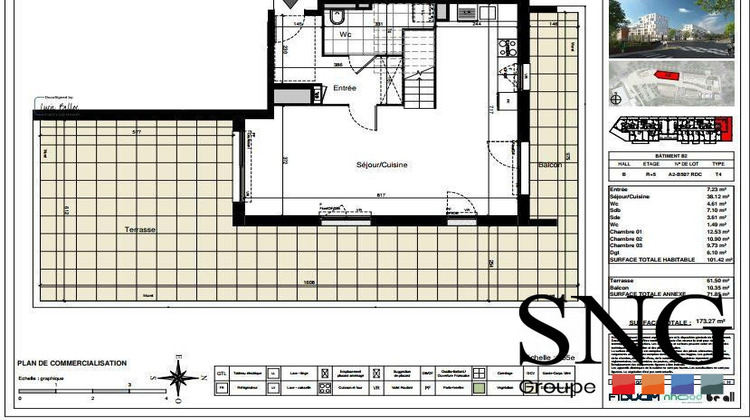 Ma-Cabane - Location Appartement Lens, 101 m²