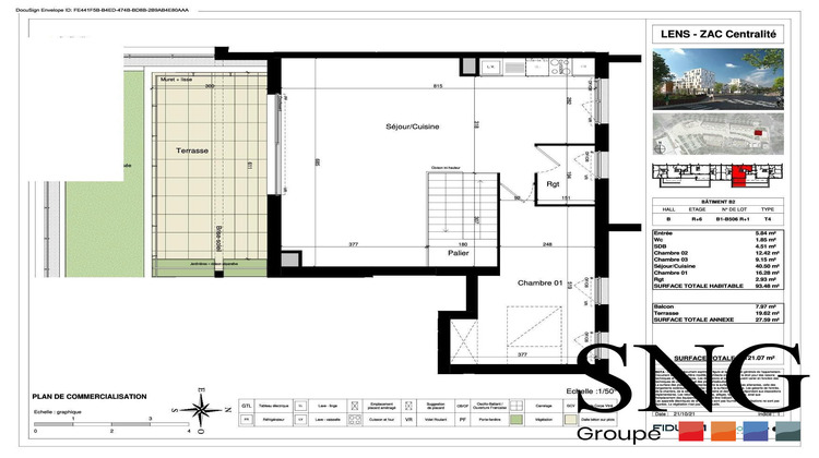 Ma-Cabane - Location Appartement Lens, 92 m²