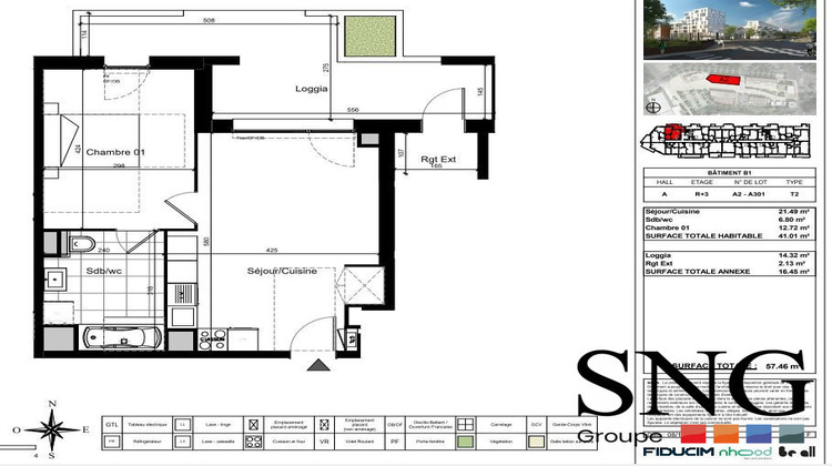 Ma-Cabane - Location Appartement Lens, 41 m²