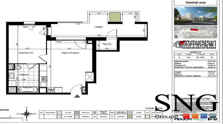 Ma-Cabane - Location Appartement Lens, 40 m²