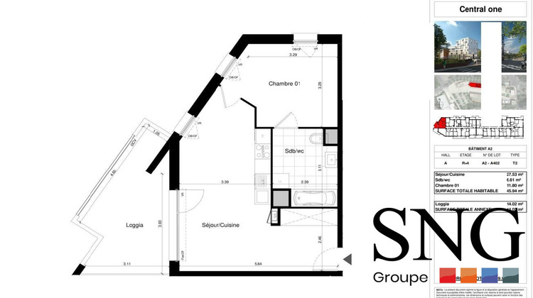Ma-Cabane - Location Appartement Lens, 45 m²