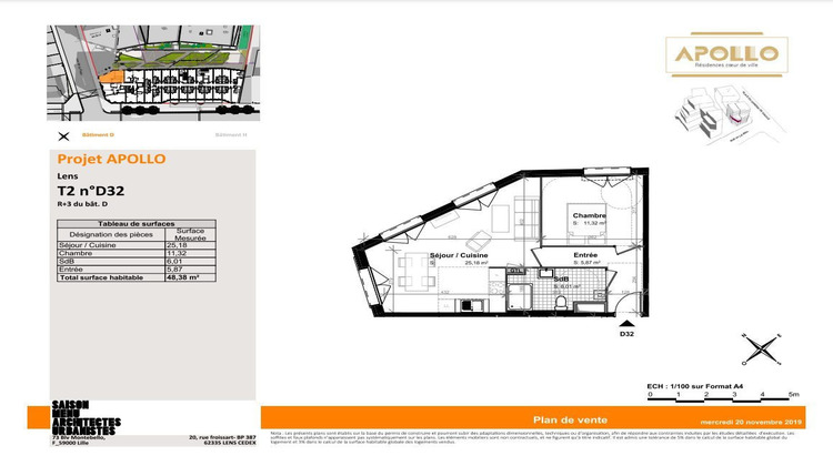 Ma-Cabane - Location Appartement Lens, 48 m²