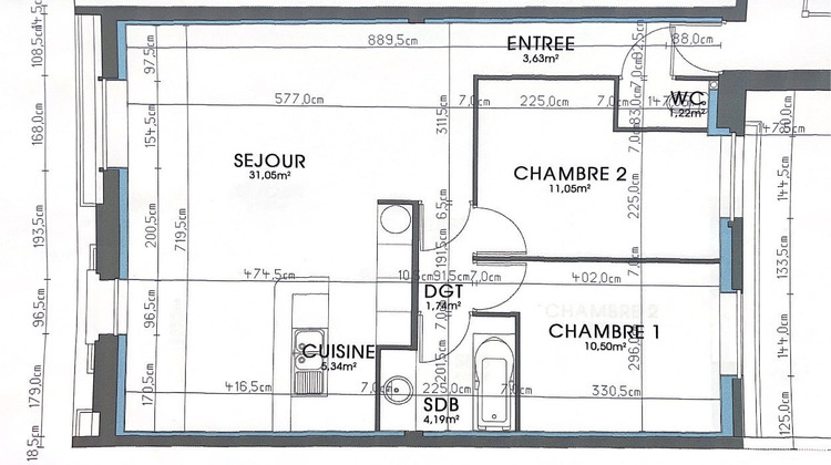 Ma-Cabane - Location Appartement Lens, 68 m²