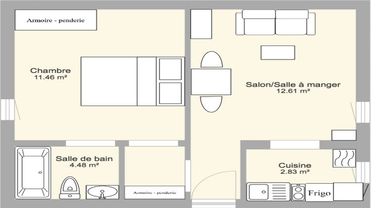 Ma-Cabane - Location Appartement Leyme, 30 m²