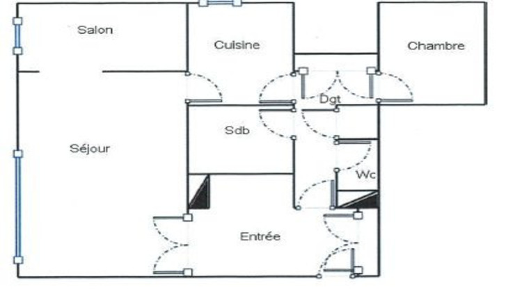 Ma-Cabane - Location Appartement Lisieux, 67 m²
