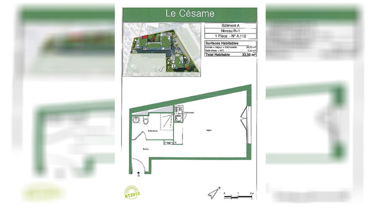 Ma-Cabane - Location Appartement LIVRY-GARGAN, 33 m²