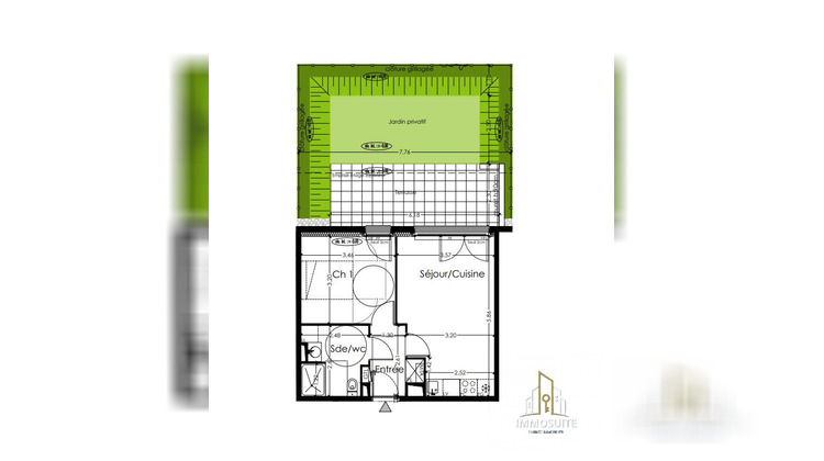 Ma-Cabane - Location Appartement Lormont, 40 m²