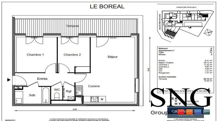 Ma-Cabane - Location Appartement Louvres, 60 m²