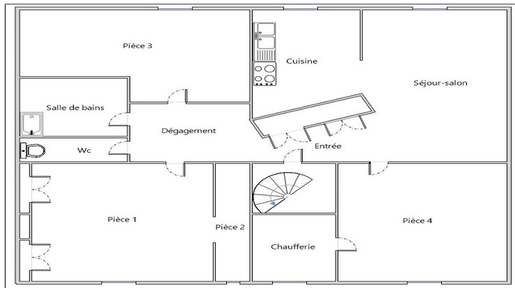 Ma-Cabane - Location Appartement Lubersac, 142 m²