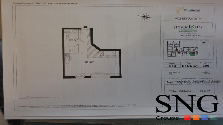 Ma-Cabane - Location Appartement Lucé, 33 m²