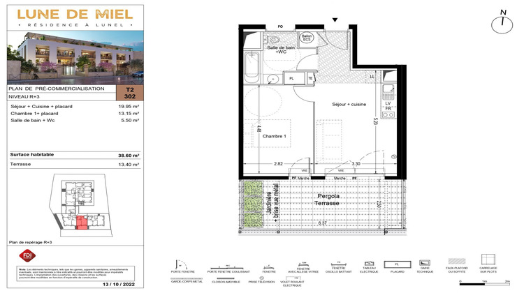 Ma-Cabane - Location Appartement Lunel, 38 m²