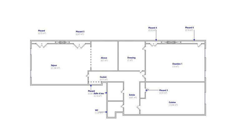 Ma-Cabane - Location Appartement Lyon 06, 89 m²