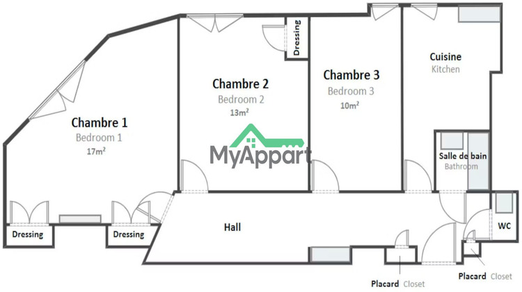 Ma-Cabane - Location Appartement Lyon, 10 m²