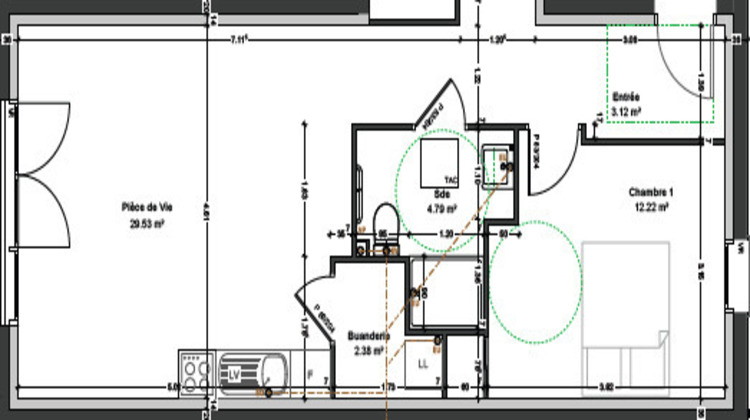 Ma-Cabane - Location Appartement MACHECOUL, 63 m²