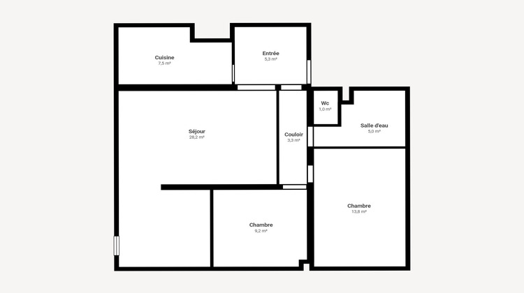Ma-Cabane - Location Appartement MANTES-LA-VILLE, 72 m²