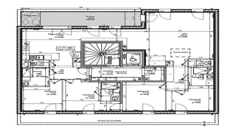 Ma-Cabane - Location Appartement MARCQ-EN-BAROEUL, 147 m²