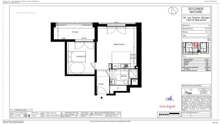 Ma-Cabane - Location Appartement MARSEILLE 10, 43 m²