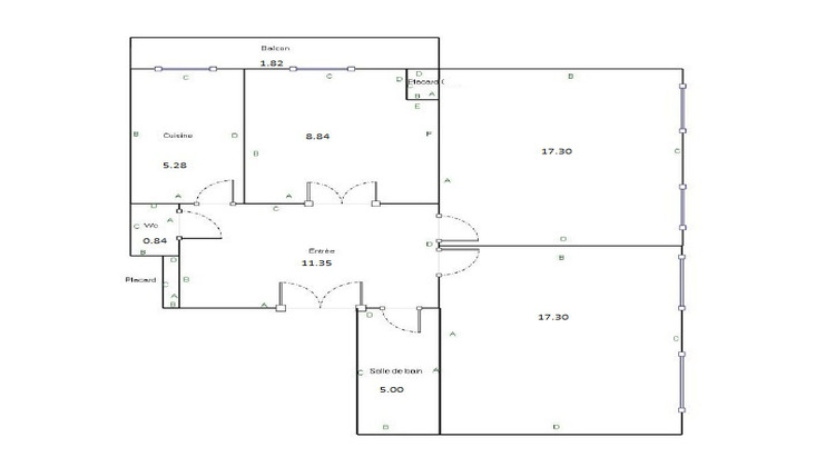 Ma-Cabane - Location Appartement Marseille, 66 m²