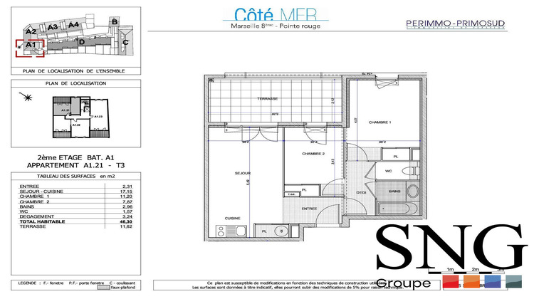 Ma-Cabane - Location Appartement Marseille, 46 m²
