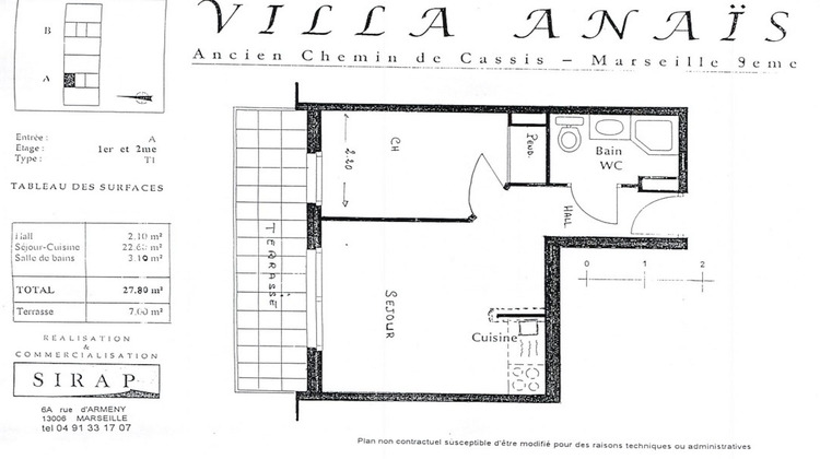 Ma-Cabane - Location Appartement Marseille, 27 m²