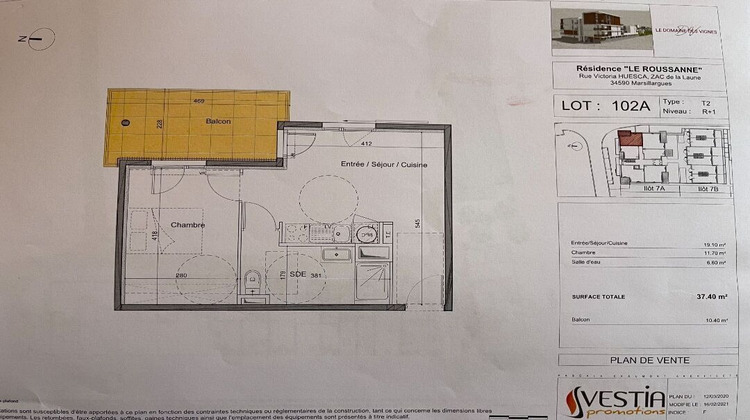 Ma-Cabane - Location Appartement MARSILLARGUES, 37 m²