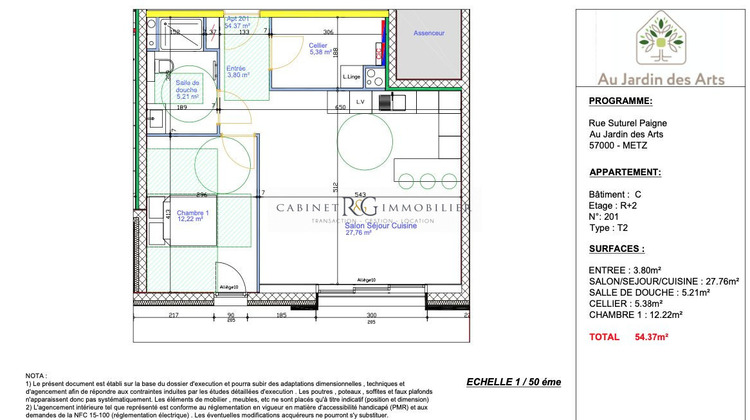 Ma-Cabane - Location Appartement Metz, 54 m²