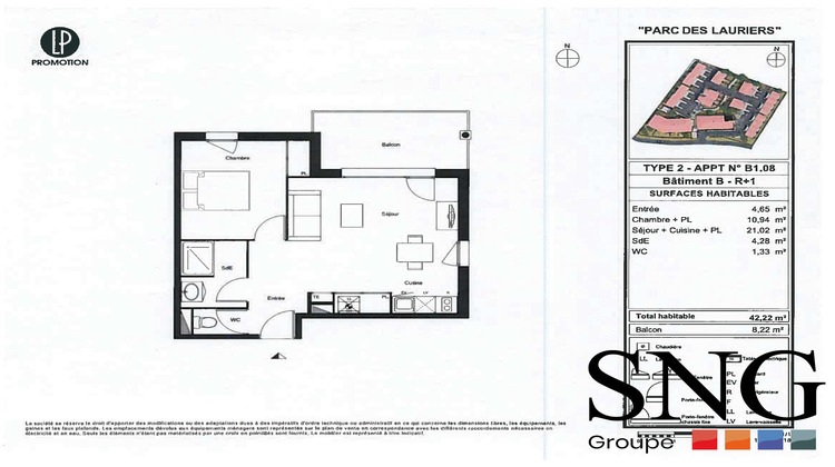 Ma-Cabane - Location Appartement Mondonville, 42 m²