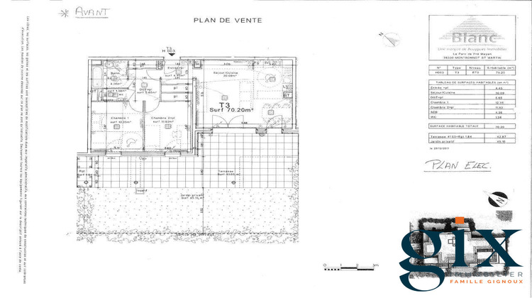 Ma-Cabane - Location Appartement Montbonnot-Saint-Martin, 70 m²