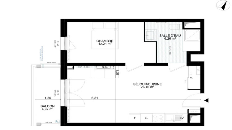 Ma-Cabane - Location Appartement MONTEUX, 44 m²