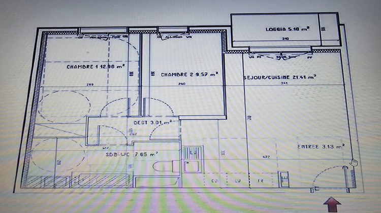 Ma-Cabane - Location Appartement MONTIGNY-LES-CORMEILLES, 58 m²
