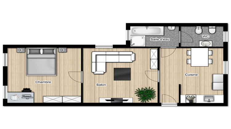Ma-Cabane - Location Appartement MONTIGNY-LES-METZ, 59 m²