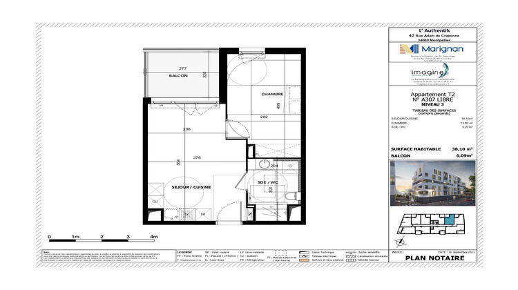 Ma-Cabane - Location Appartement Montpellier, 38 m²