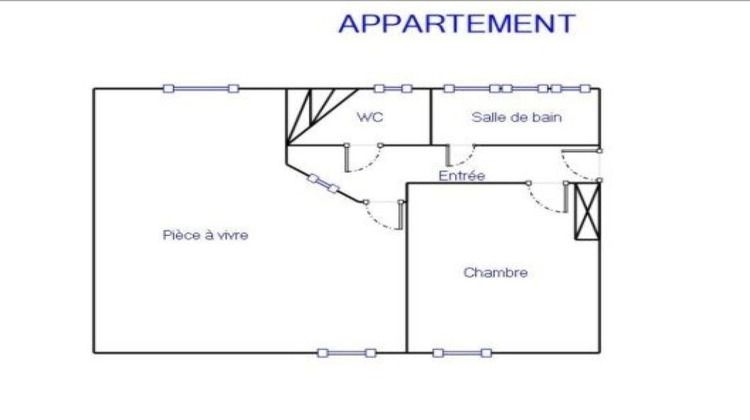 Ma-Cabane - Location Appartement Montrichard Val de Cher, 32 m²