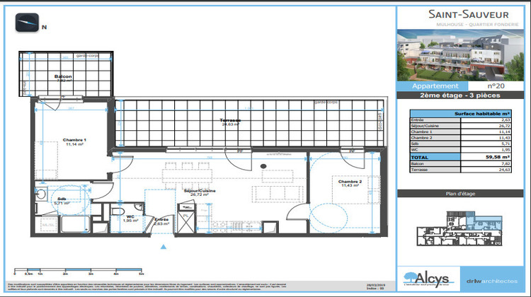 Ma-Cabane - Location Appartement Mulhouse, 59 m²