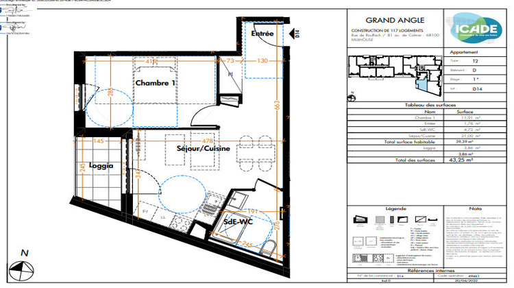 Ma-Cabane - Location Appartement Mulhouse, 39 m²