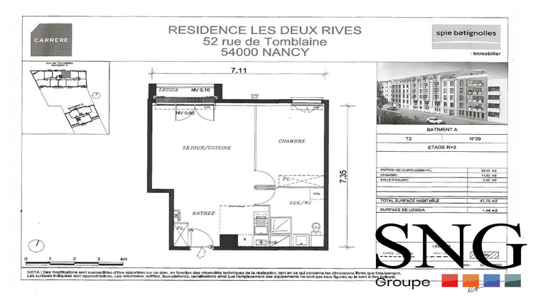 Ma-Cabane - Location Appartement Nancy, 47 m²