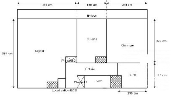 Ma-Cabane - Location Appartement Nantes, 46 m²
