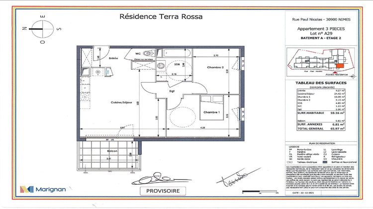 Ma-Cabane - Location Appartement Nîmes, 59 m²