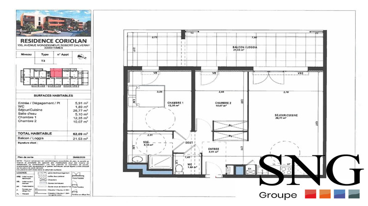 Ma-Cabane - Location Appartement Nîmes, 62 m²