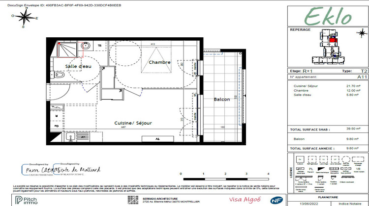 Ma-Cabane - Location Appartement NIMES, 39 m²