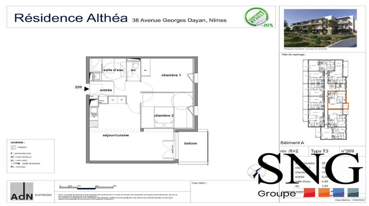 Ma-Cabane - Location Appartement Nîmes, 59 m²