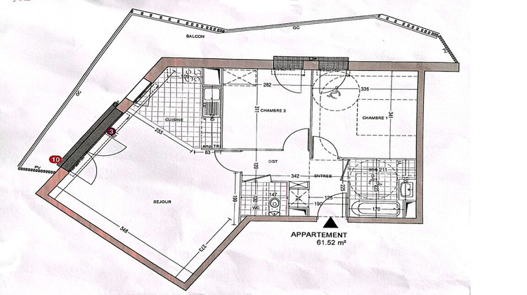 Ma-Cabane - Location Appartement NOISIEL, 61 m²